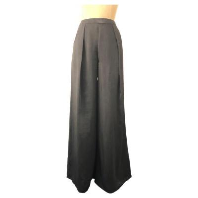 Ladies fashion loose trousers with big pleat